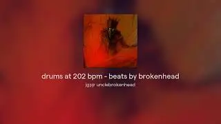 drums at 202 bpm - beats by brokenhead