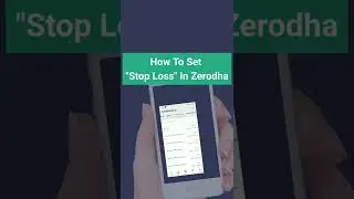 How to put Stop loss and target in option trading zerodha