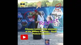 Dashing Royal protocol of Princess Leonor at the Military Academy