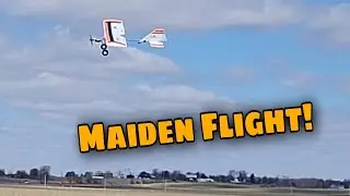 Maiden Flight Of My New E-flite Slow Ultra Stick 1.2m BNF!