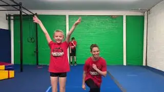 Intermediate Tumbling Class // Virtual Gym Class // Online Tumbling Class for Intermediate