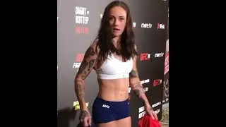 Jessica-Rose Clark - Official Weigh-in - (UFC Fight Night: Magomedsharipov vs. Kattar) - /r/WMMA