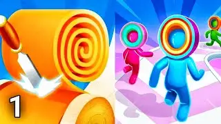 Spiral Roll vs Layer Man 3D Speedrun Gameplay Part 1