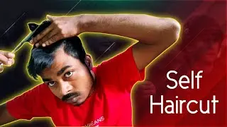 Self Haircut - Student Life Quick Hairstyle || How to Fix Long Hair...