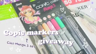 Copic Markers GIVEAWAY!!! // CLOSED!