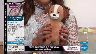 Warm   Cozy Huggable Friend and Throw Gift Set