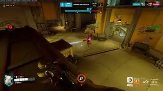 OW2 - Genji jump on soldier outplay