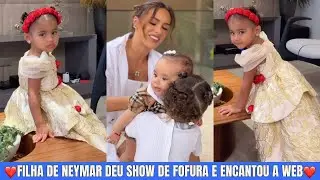 Filha de Neymar a Princesinha Mavie Encantou Após a Mãe Bruna Biancardi Mostrar Show de Fofura Filha