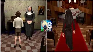 Ice Scream 8 Play As Evil Nun vs Play As Williams 