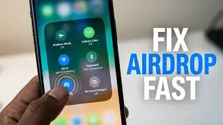 HOW TO TURN ON/OFF AIRDROP MODE IN IPHONE
