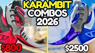 Лучшие комплекты ножа и перчатки KARAMBIT на любой бюджет (комплекты CS2 2026)