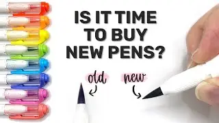 When is it time to buy NEW brush pens???