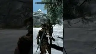 How to give Old Orc a good death? #skyrim #gaming