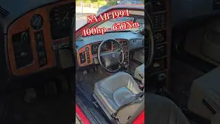 90s Vintage Car Tuning SAAB 9000 aero 2.3 turbo 400hp kit - old classic cars