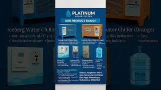 Platinum Solar System | RO Plant, Water ATM, SS Filter & Chiller &ndash; Complete Water Solution!💧#shorts