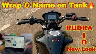 Mt15 wrap & Name on Tank || New look || simple modification || Bike me naam likhwaliya#mt15#trending