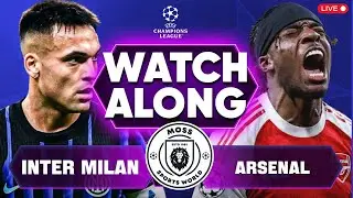 INTER MILAN VS ARSENAL WATCH-ALONG | UEFA CHAMPIONS LEAGUE | FULL MATCH LIVE