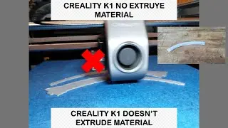 Creality K1 no extruye filamento o material