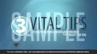 Mortgage Brokers Video Services - Get Your Customized Mortgage Brokers Promoting Video