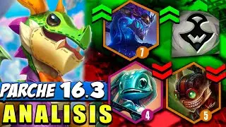 🤯 CAMBIA TODO | AN&Aacute;LISIS NOTAS del PARCHE 16.3 TFT