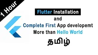 Flutter Installation step by step in tamil | How to install flutter on windows  | SyntaxTube