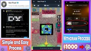 Not Pixel Kaise Karen? || Not Pixel Withdrawal Process || Notpixel Easy Process || Notpixel.