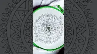 beautiful mandala design #shortsviral #embroiderydesigns #youtubeshorts #art