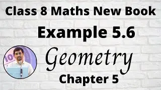 TN Class 8 Maths Geometry Example 5.6 New Book 2020  Similar Triangles Congruent Triangles
