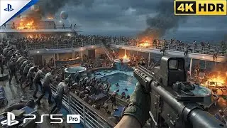 Secure The Cruise Ship  | Ultra Realistic [4K60FPS] | Gameplay World War Z