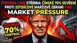 ČERVEN&Aacute; LINIE STŘ&Iacute;BRA: Č&iacute;nsk&eacute; 70% sevřen&iacute; proti 25tis&iacute;cov&eacute; maržov&eacute; zbrani CME!!!