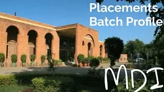 MDI Gurgaon MBA Batch Profile Placements Cutoffs.  22.05 Lakh average Salary.