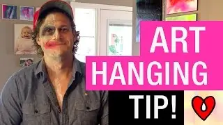 Cheap & Easy Art Hanging Trick Using ArtResin