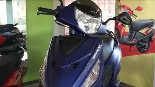Hero Maestro Edge , Colours, Price, Mileage, Specs, Features, Matte Blue, PowerDrive