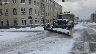 City of Buffalo cleaning up from snow