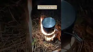 Petit r&eacute;chaud &agrave; bois  #r&eacute;chaudabois #hobostove #bivouac #roadtrip #ikea #roadtripmoto #feudebois