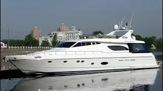 Аренда 22-х метровой яхты в Москве #boatrent #арендаяхты #чартеряхт #моторнаяяхта #ferrety #yachting