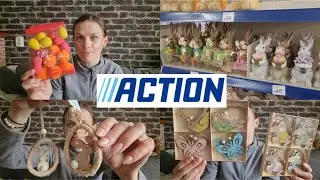 ACTION - PRZEGLĄD NOWOŚCI WIOSENNO-ŚWIATECZNYCH+HAUL #haulaction #wiosna #wielkanoc #ozdoby