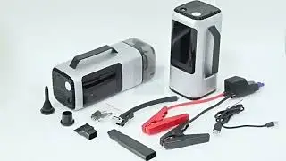 Multi function Portable Tire Inflator Car Vacuum Power Bank ,Jump Starter