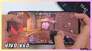 Vivo V60 Valorant Mobile Gaming test | Snapdragon 7 Gen 4, 120Hz Display