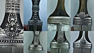 Hidden Gems: Rare Arabian Dagger Finds 7 Precious Daggers Beautifully Designed with Silver.