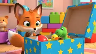 Naughty Baby Fox Opened the Toy Box | Funny Toddler Song | Kids Rhymes