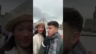 Couples trip to paris! #paris #couple #couplegoals #parisweekend #louvre #nickiminaji