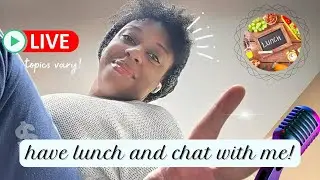 LIVE AT LUNCH: how to set quarterly goals, how to save, goal setting 2023 (VIEWER REQUEST)
