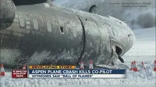 Witnesses describe 'fireball' in crash of private jet at Aspen