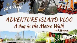 A fun day at Metro Walk, Adventure island 😎🥳 | A mother daughter day out | Unfiltered Aradhya Gupta 