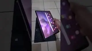 Samsung Tab S7 FE with keyboard cover