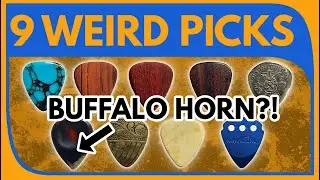 9 Weird Guitar Picks - Which Plectrum Is Best? - Drue James