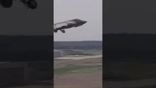 An F 35C executing test flights for the US Navy   #airfighters #f 35 #usa #usaf #avia