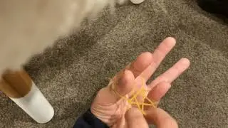 쌍쌍별의 비밀 Rubber Band Twin Star #고무줄별#고무줄 #rubbercraft #rubber #별만들기#howtomakestar