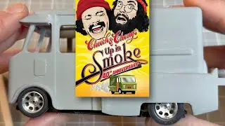 Cheech & Chong FiberWeed Van 1/32 Scale Slot Car #slotcars #3dprinting #cheechandchong  #upinsmoke